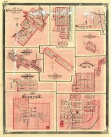 Charlestown, Utica, Henryville, Greenville, Hardinsburg, Huntingburgh, Georgetown, Hanover, Salem, Indiana State Atlas 1876